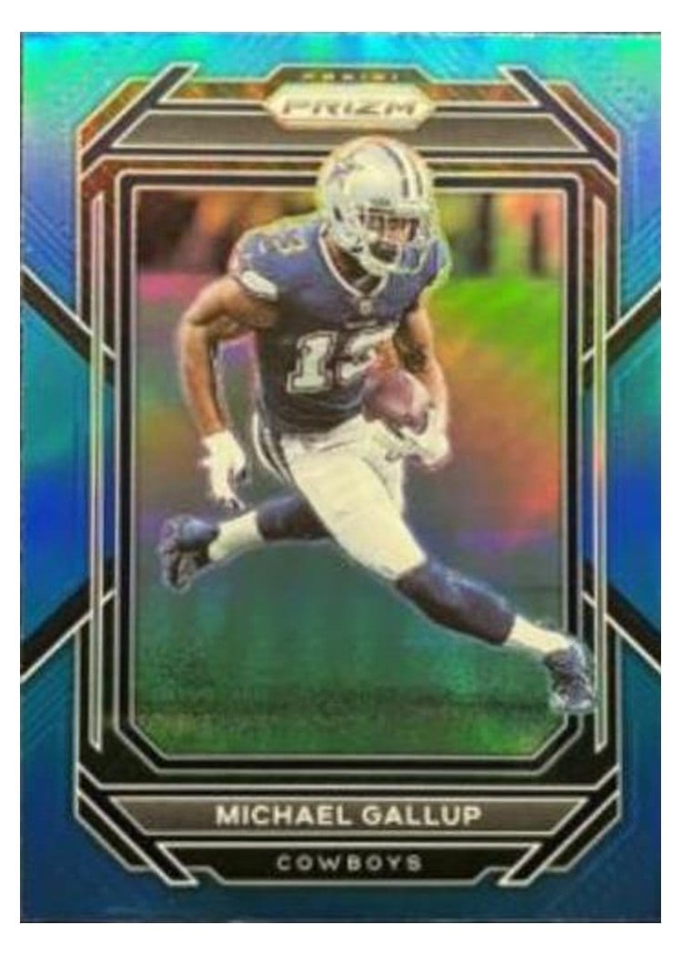 2022 Panini Prizm Base Set Michael Gallup #80 card