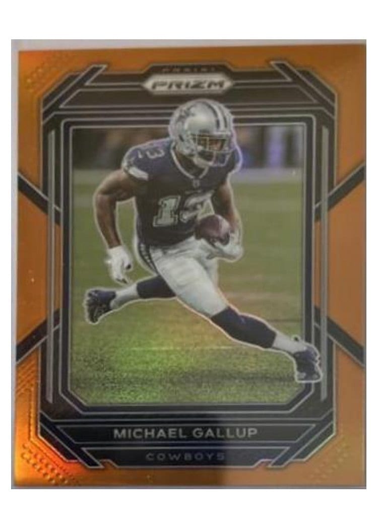 2022 Panini Prizm Base Set Michael Gallup #80 card
