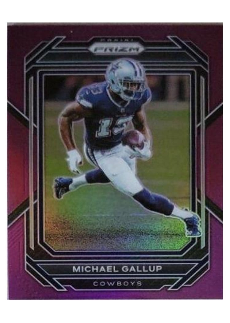 2022 Panini Prizm Base Set Michael Gallup #80 card