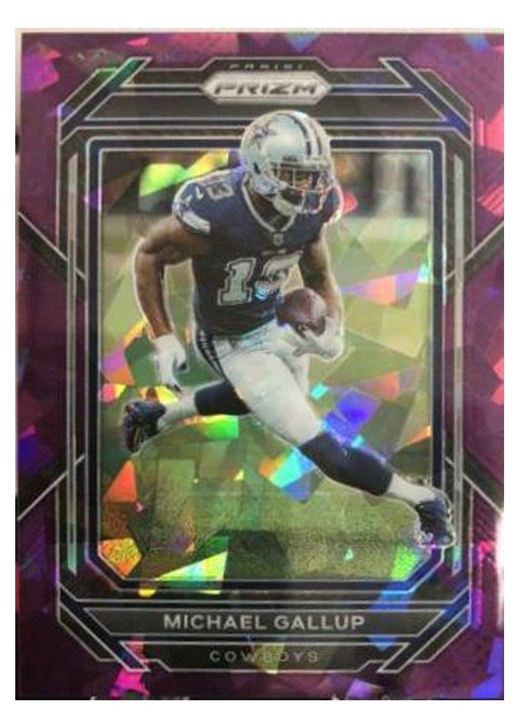 2022 Panini Prizm Base Set Michael Gallup #80 card