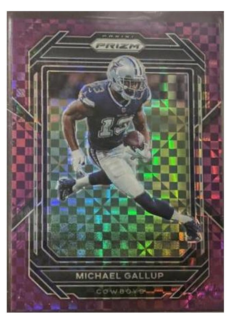 2022 Panini Prizm Base Set Michael Gallup #80 card