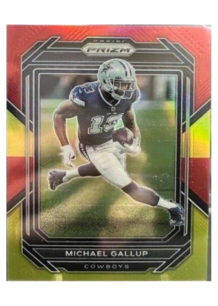 2022 Panini Prizm Base Set Michael Gallup #80 card