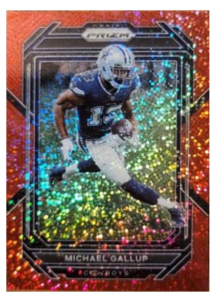 2022 Panini Prizm Base Set Michael Gallup #80 card
