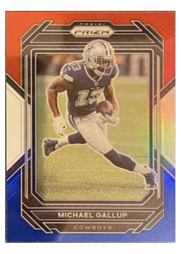 2022 Panini Prizm Base Set Michael Gallup #80 card