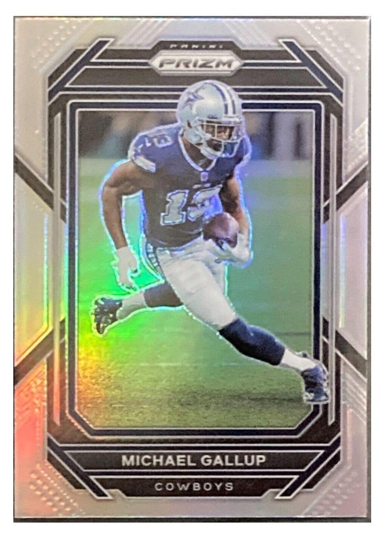 2022 Panini Prizm Base Set Michael Gallup #80 card