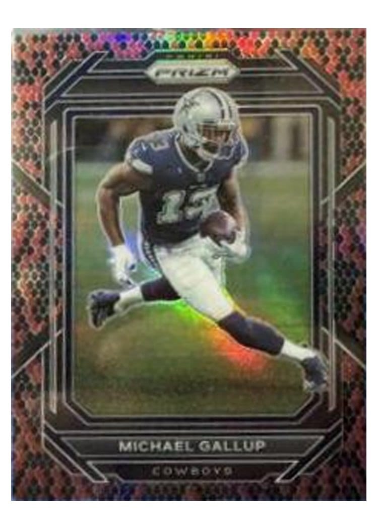 2022 Panini Prizm Base Set Michael Gallup #80 card