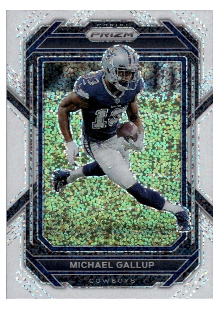 2022 Panini Prizm Base Set Michael Gallup #80 card