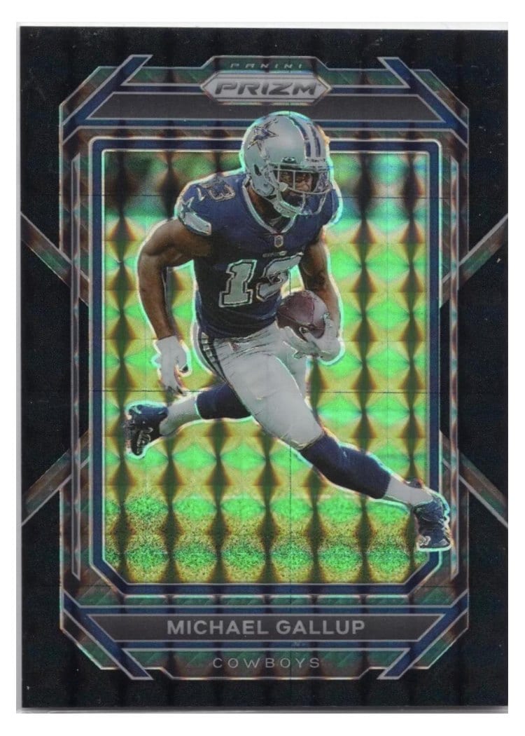 2022 Panini Prizm Base Set Michael Gallup #80 card