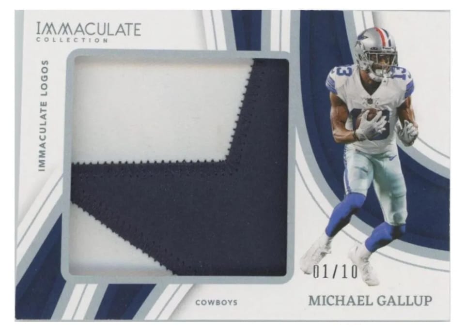 2023 Panini Immaculate Patch Michael Gallup #22 card
