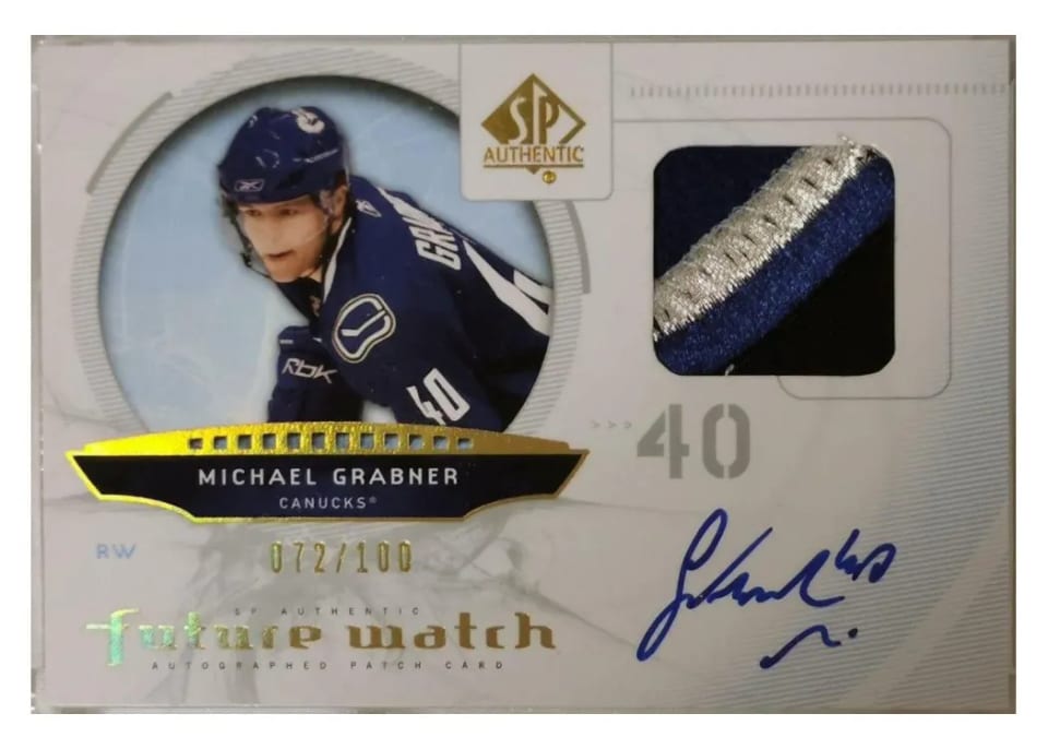 2009 SP Authentic Michael Grabner #208 card