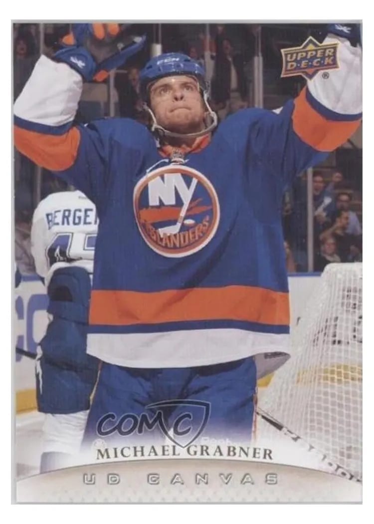 2011 Upper Deck Canvas Michael Grabner #C170 card