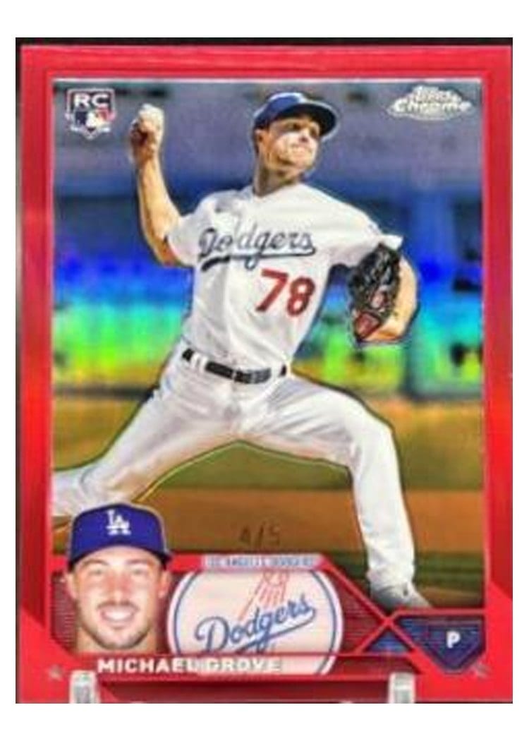 2023 Topps Chrome Base Set Michael Grove #22 card