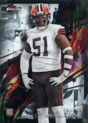 2024 Finest Base Set Michael Hall Jr. #75 card