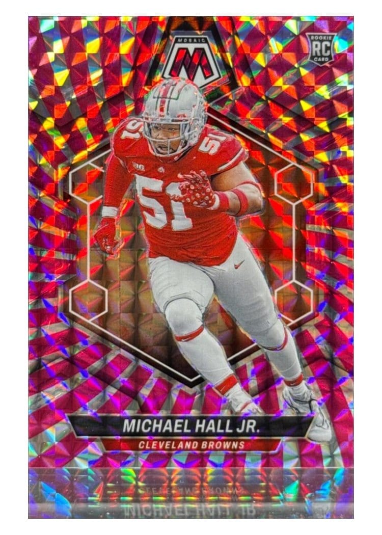 2024 Panini Mosaic Base Set Michael Hall Jr. #352 card