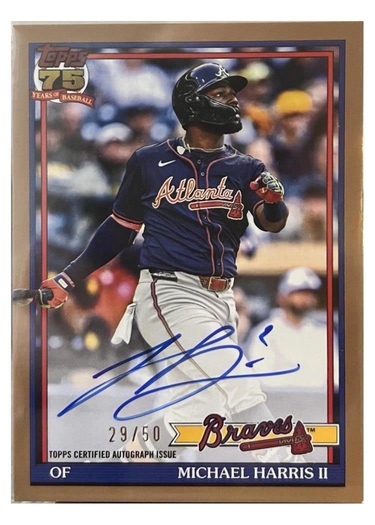 2026 Topps 1991 Topps Autographs Michael Harris II #91A-MH card