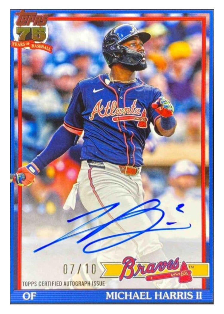 2026 Topps 1991 Topps Autographs Michael Harris II #91A-MH card