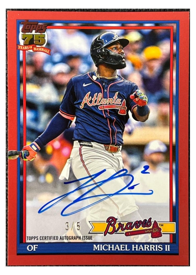 2026 Topps 1991 Topps Autographs Michael Harris II #91A-MH card