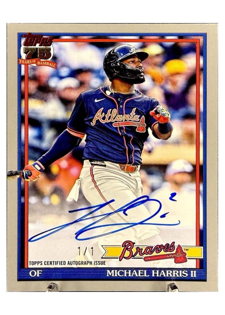 2026 Topps 1991 Topps Autographs Michael Harris II #91A-MH card