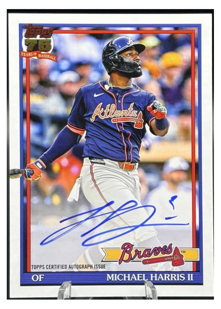 2026 Topps 1991 Topps Autographs Michael Harris II #91A-MH card