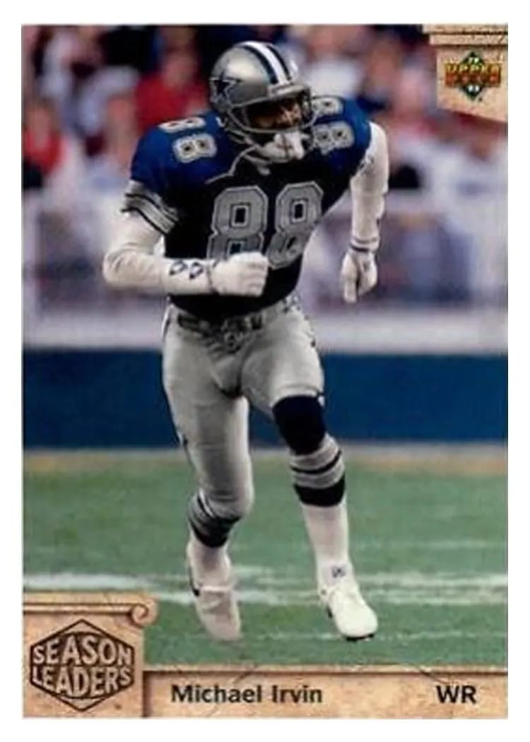 1992 Upper Deck Michael Irvin #303 card