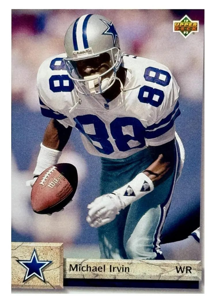 1992 Upper Deck Michael Irvin #345 card