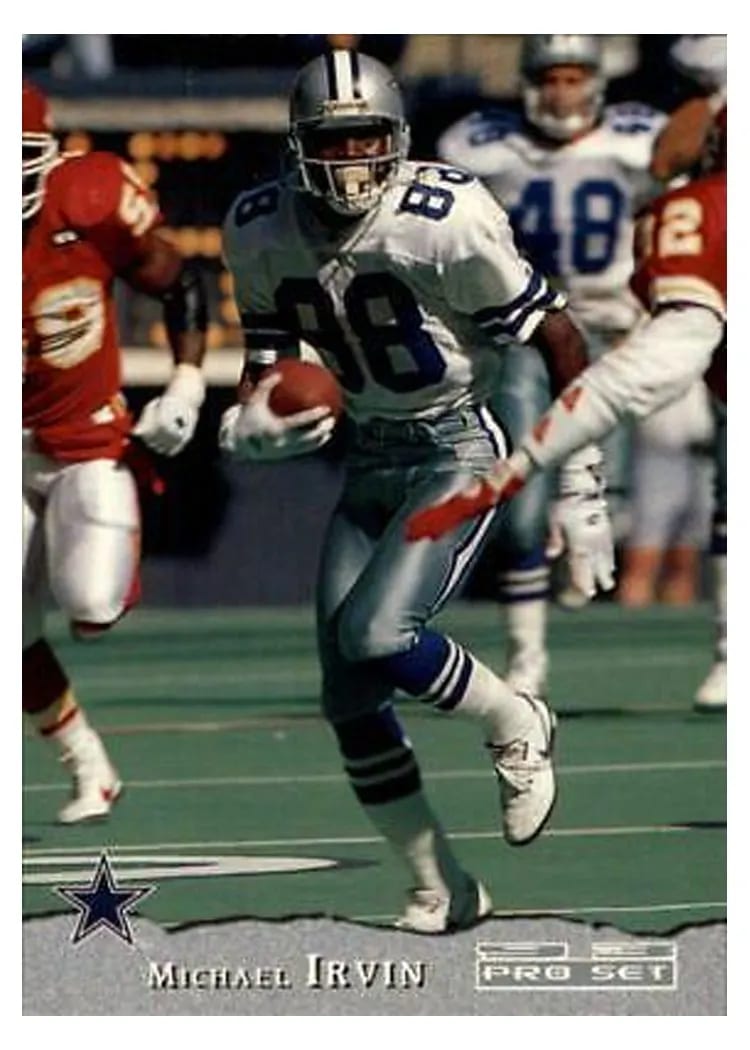 1993 Pro Set Michael Irvin #34 card