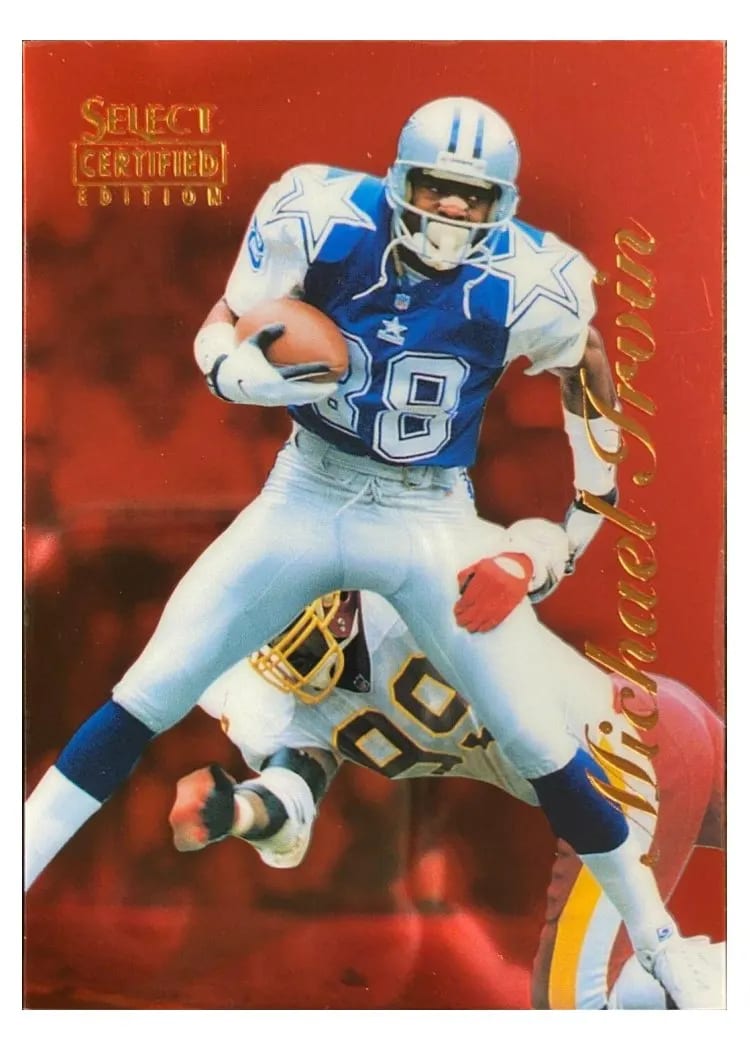 1996 Select Certified Michael Irvin #84 card