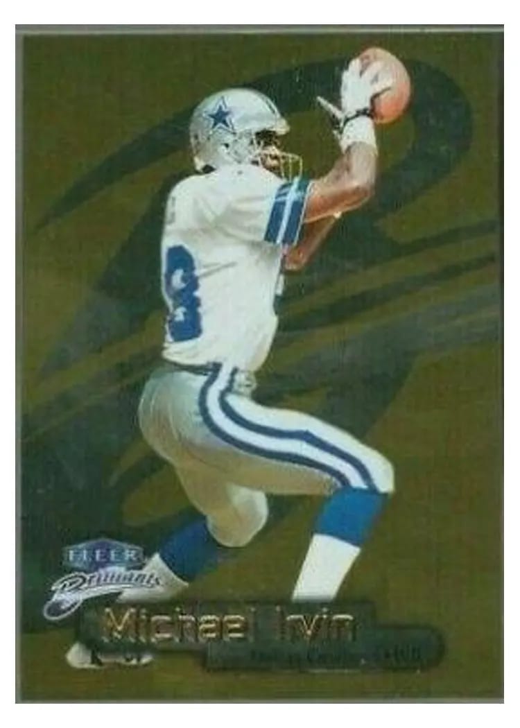 1998 Fleer Brilliants Michael Irvin #41 card