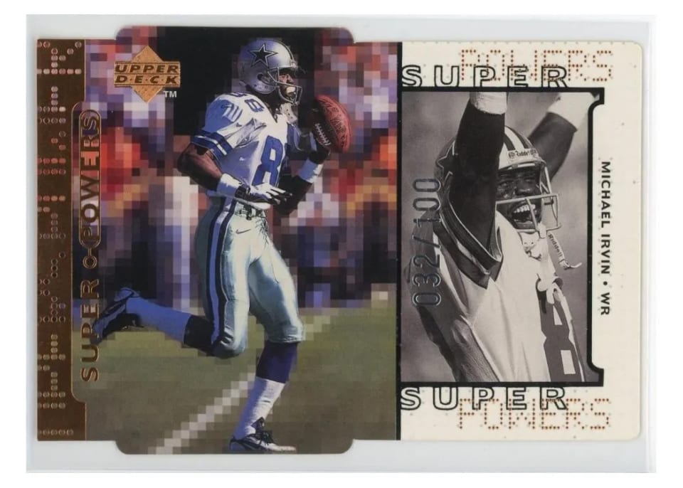 1998 Upper Deck Super Powers Michael Irvin #S18 card