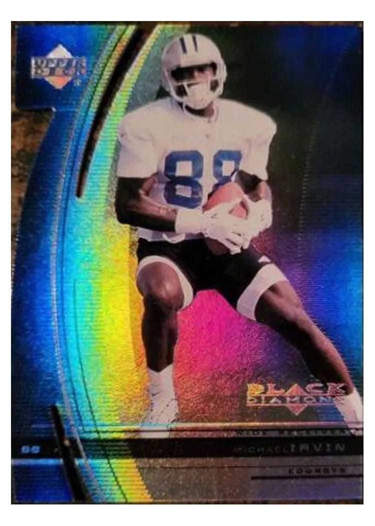 1999 Upper Deck Black Diamond Michael Irvin #31 card