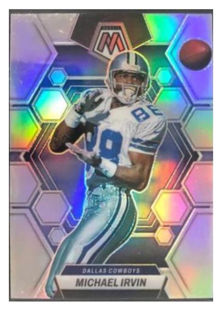 2023 Panini Mosaic Base Set Michael Irvin Silver #62 card