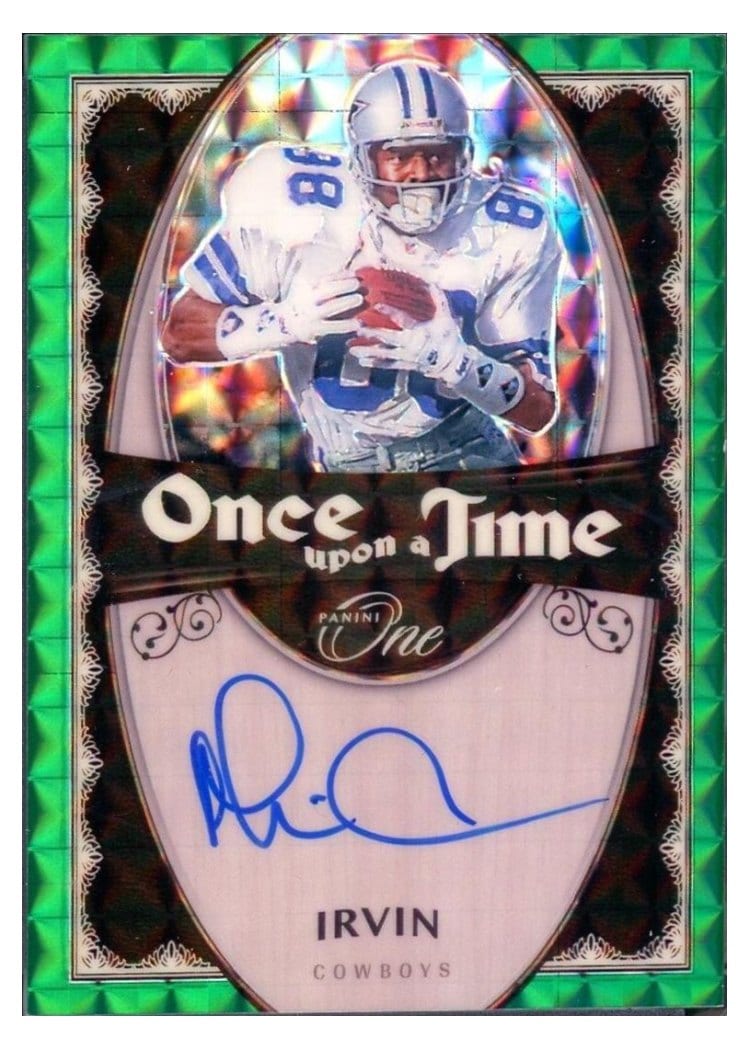 2023 Panini One Once Upon a Time Signatures Michael Irvin #333 card