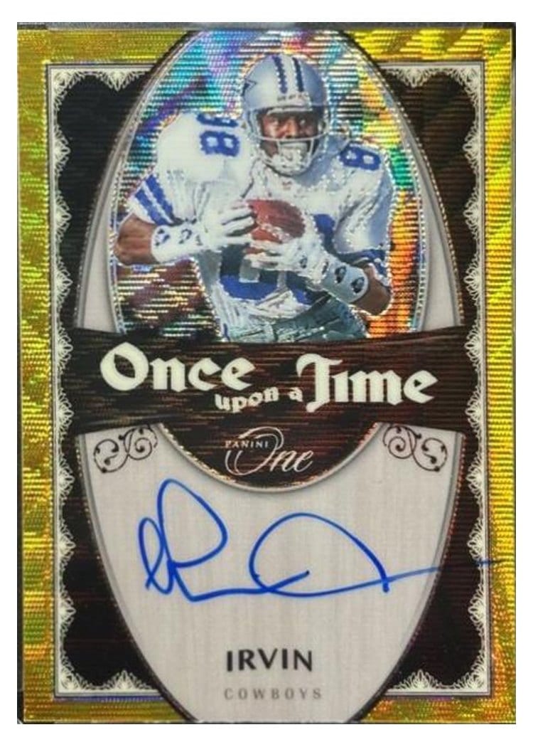 2023 Panini One Once Upon a Time Signatures Michael Irvin #333 card