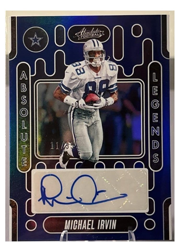 2024 Panini Absolute Absolute Legends Signatures Michael Irvin #ALS-MIN card