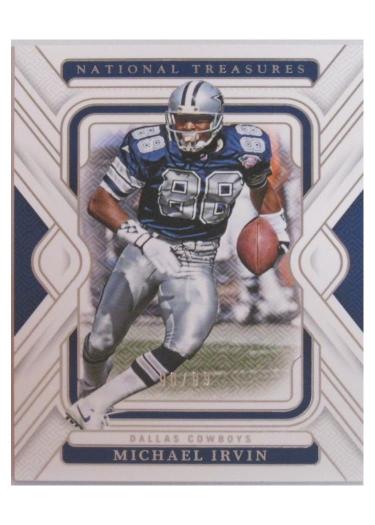 2024 Panini National Treasures Base Set Michael Irvin #29 card