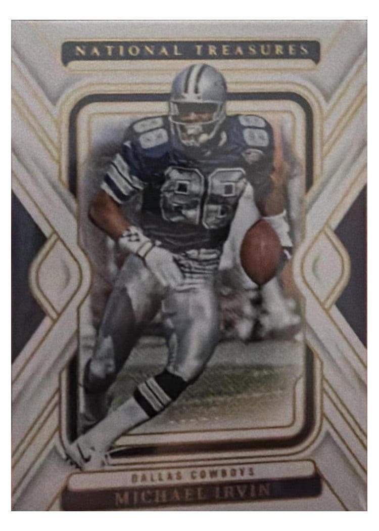 2024 Panini National Treasures Base Set Michael Irvin #29 card