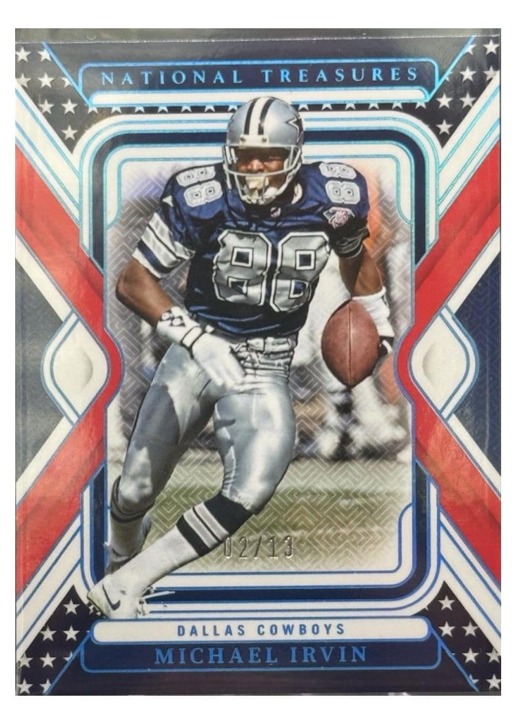 2024 Panini National Treasures Base Set Michael Irvin #29 card