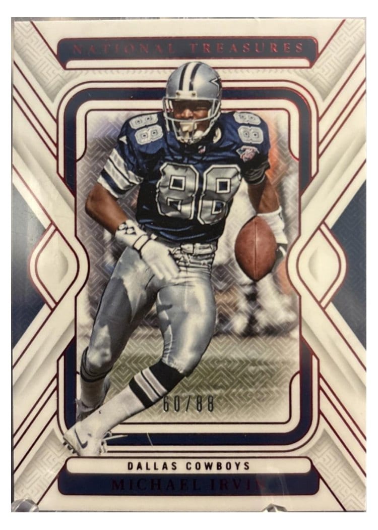 2024 Panini National Treasures Base Set Michael Irvin #29 card