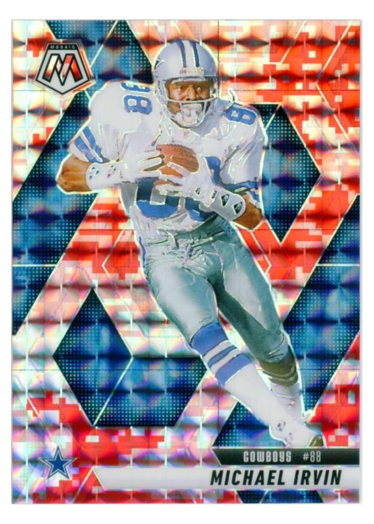 2025 Panini Mosaic Base Set Michael Irvin #187 card
