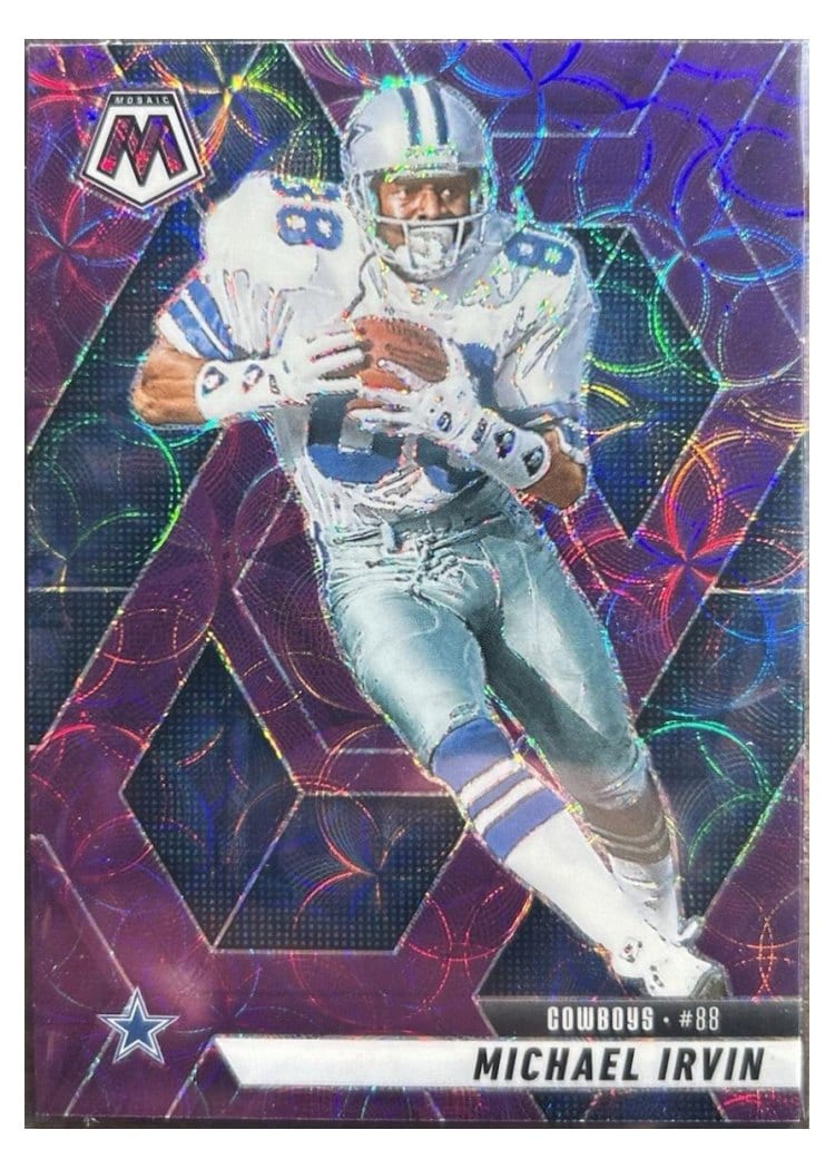 2025 Panini Mosaic Base Set Michael Irvin #187 card