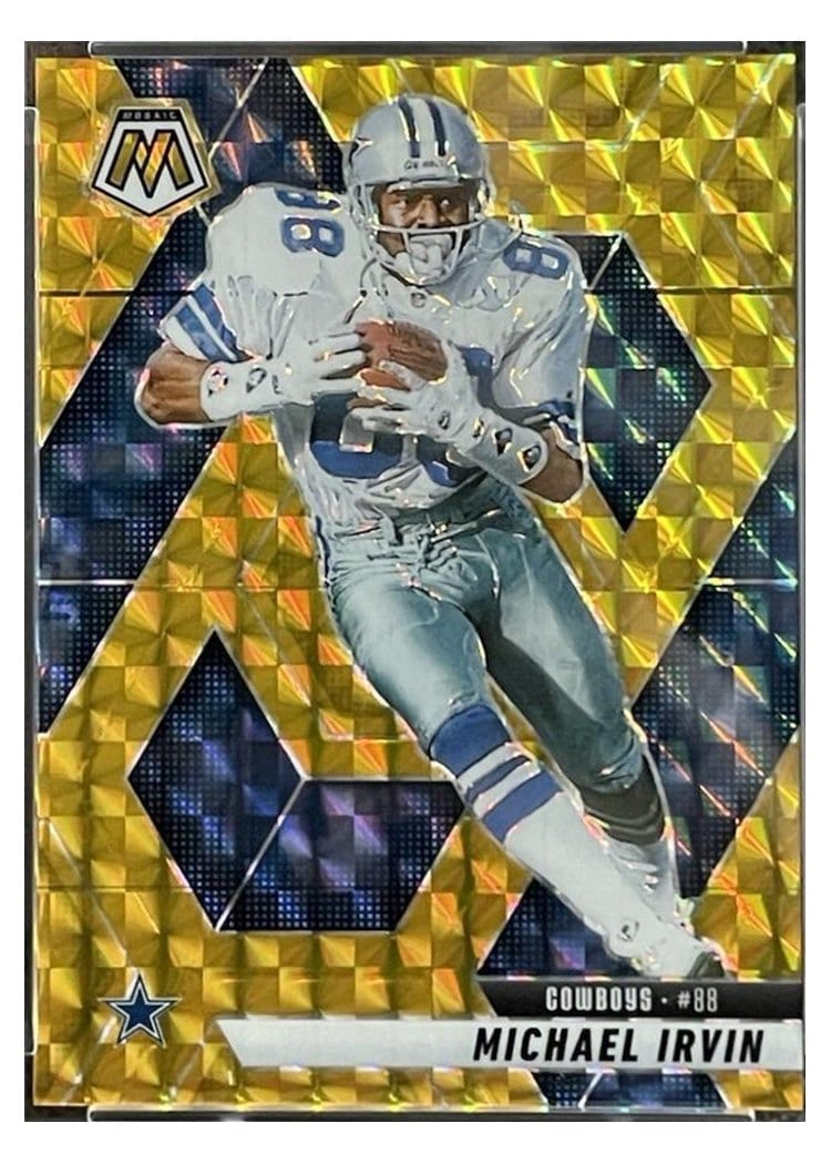 2025 Panini Mosaic Base Set Michael Irvin #187 card