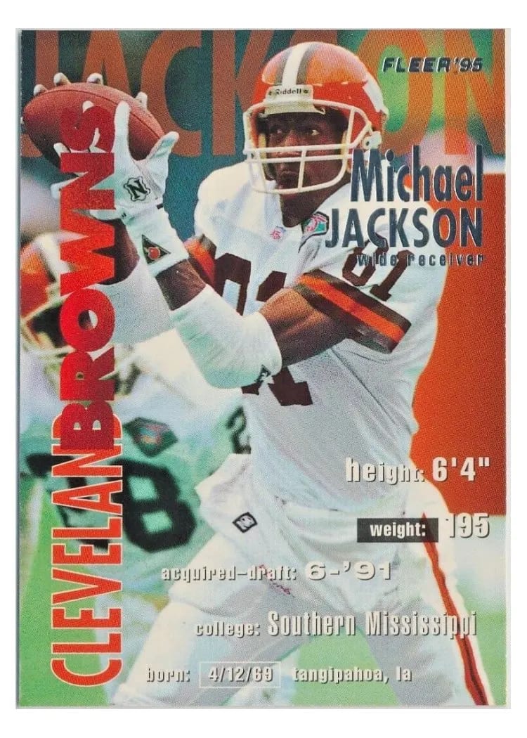 1995 Fleer Michael Jackson #81 card