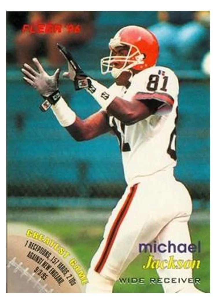 1996 Fleer Shell FACT Michael Jackson #4 card