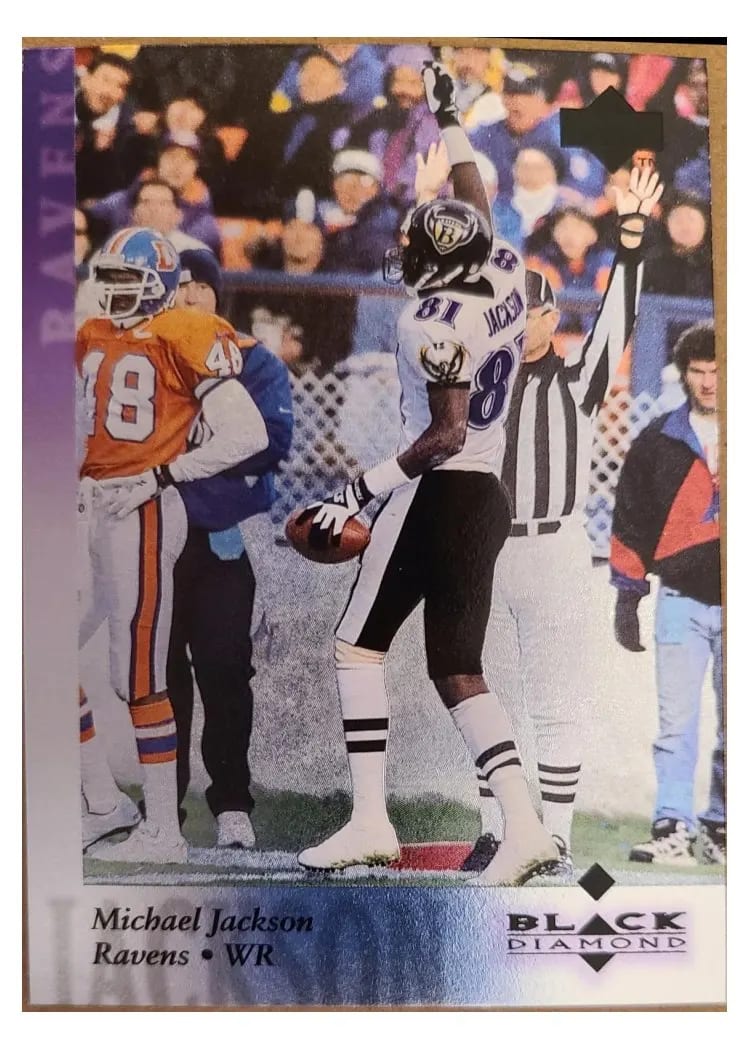 1997 Upper Deck Black Diamond Michael Jackson #57 card