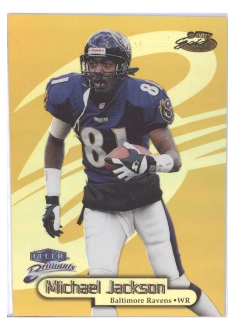1998 Fleer Brilliants Michael Jackson 24 Karat Gold #64TG