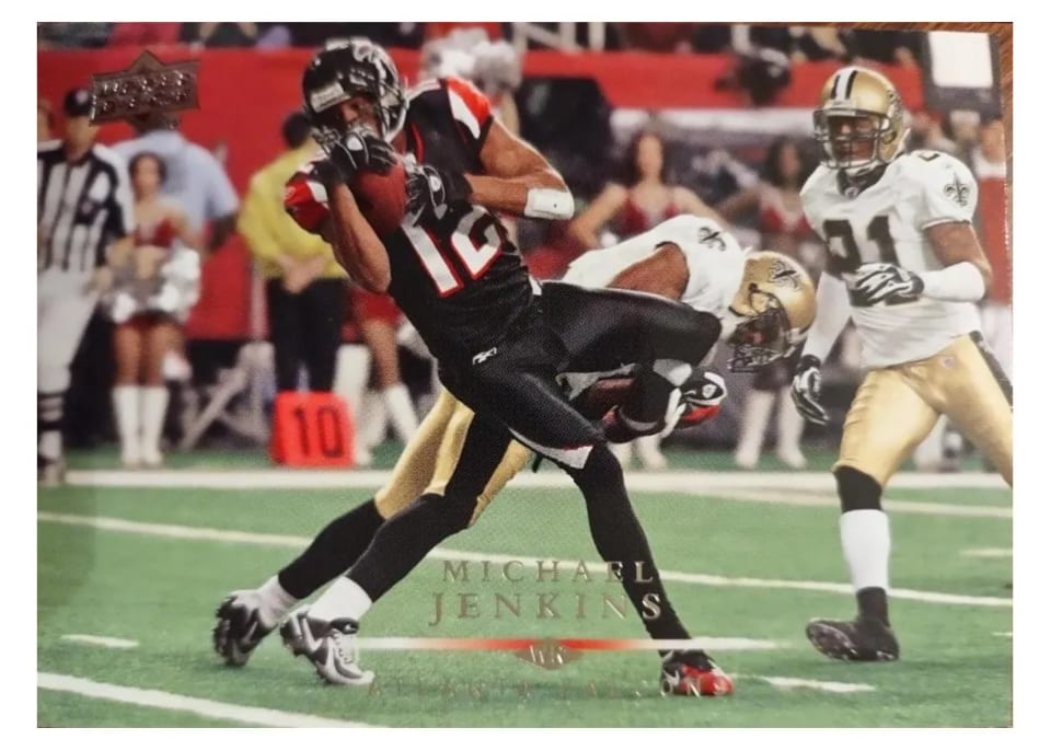 2008 Upper Deck Michael Jenkins #10 card