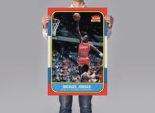 1986 Fleer Michael Jordan #57 card