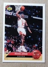 1992 Upper Deck McDonald's Michael Jordan card