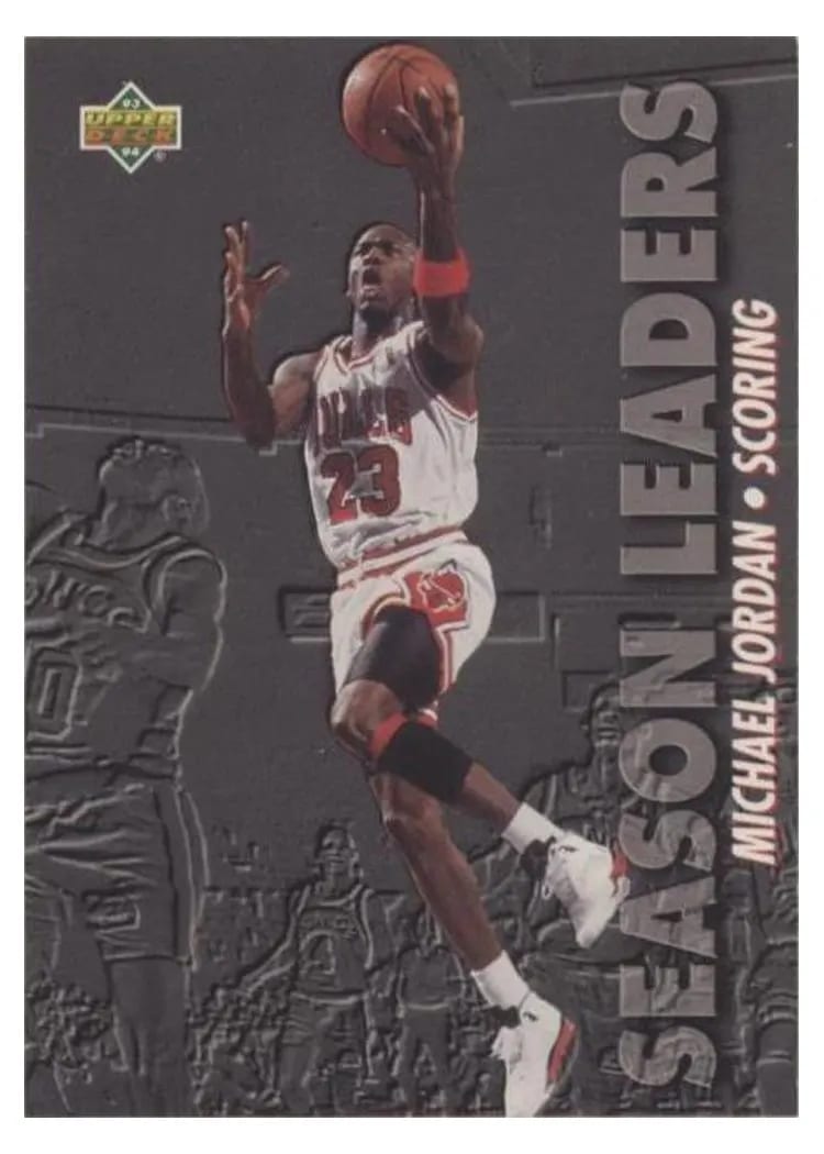 1993 Upper Deck Michael Jordan #166 card