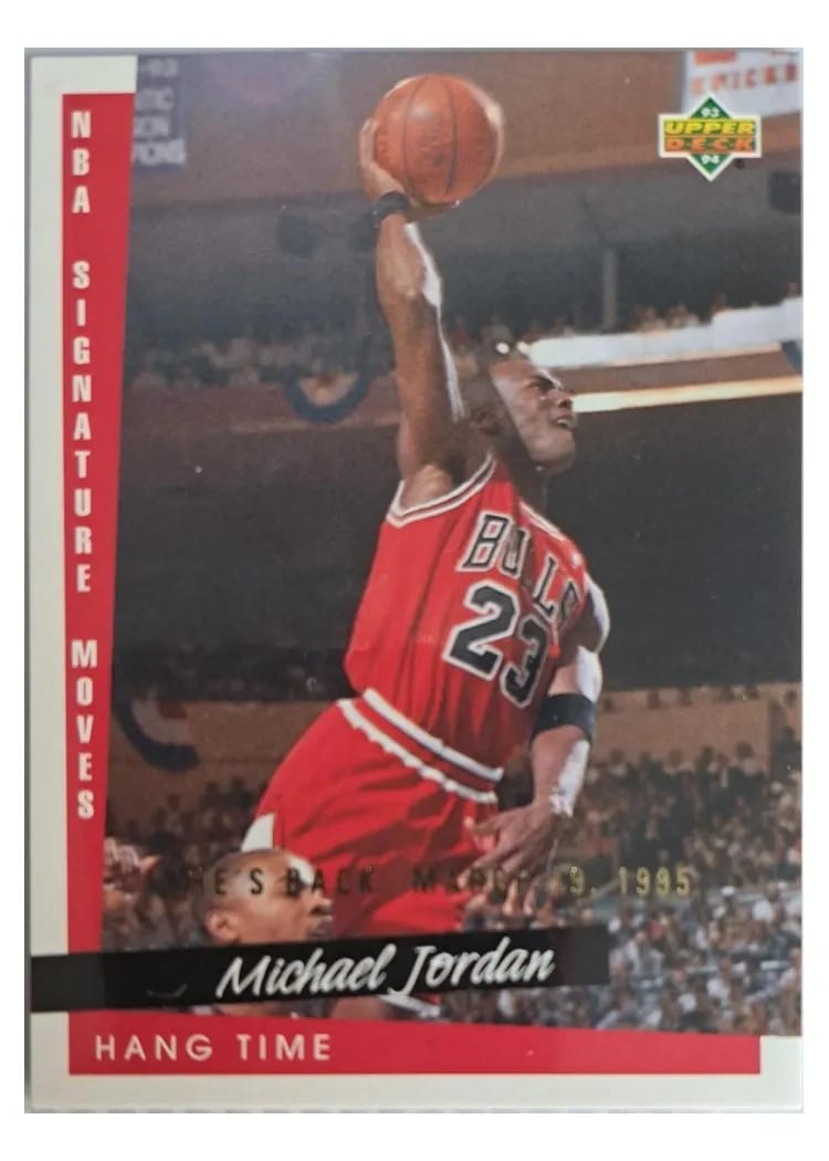 1994 Upper Deck He's Back Michael Jordan #237 card